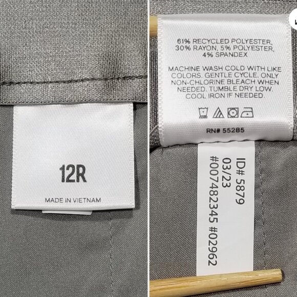 EXPRESS Editor Straight Ankle Dress Pants 6749E1M - Picture 8 of 8